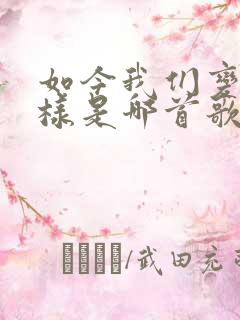 如今我们变了模样是哪首歌的歌词