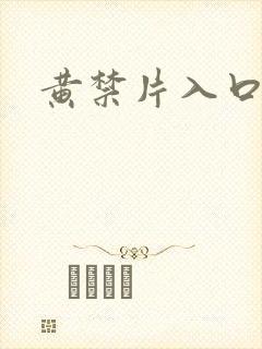 黄禁片入口