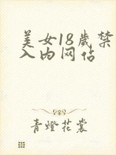 美女18岁禁止入内网站