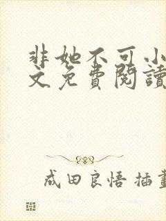 非她不可小说全文免费阅读沈遇