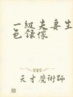 一级夫妻生活黄色录像