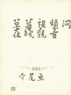 草莓视频网页版在线观看