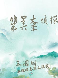明星大侦探第季第六季
