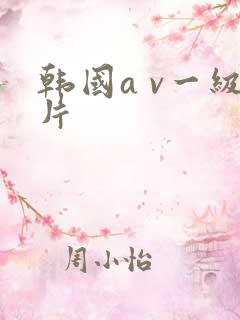 韩国a v一级片