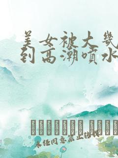 美女被大几把操到高潮喷水视频