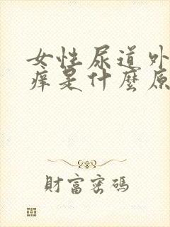 女性尿道外口瘙痒是什么原因