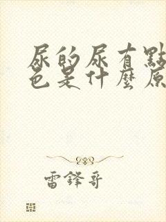 尿的尿有点黄红色是什么原因