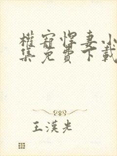 权宠悍妻小说全集免费下载