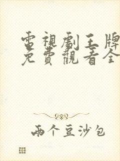 电视剧王牌部队免费观看全集