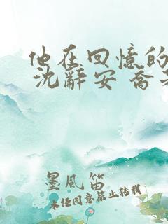 他在回忆的尽头 沈辞安 乔若兮