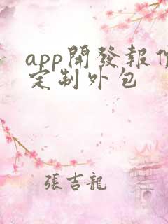 app开发报价定制外包