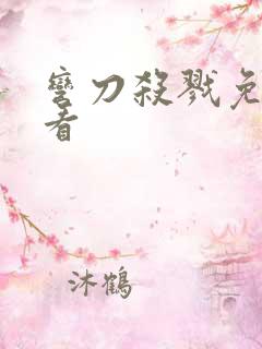 弯刀杀戮免费观看