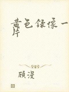 黄色录像一级影片