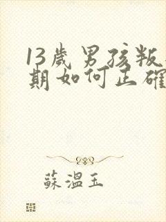 13岁男孩叛逆期如何正确引导