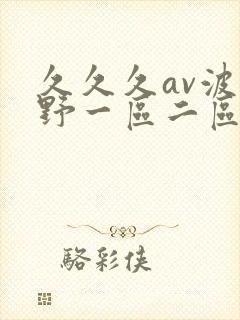 久久久av波多野一区二区