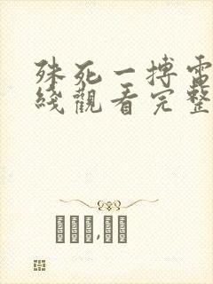 殊死一搏电影在线观看完整版免费