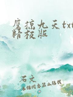 鹰掠九天txt精校版