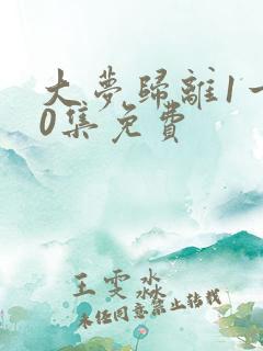 大梦归离1一40集免费