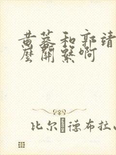 黄蓉和郭靖是什么关系啊