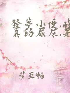 发梦小便,醒来真的尿床,是怎么回事