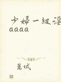 少妇一级淫片aaaaa