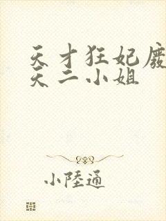 天才狂妃废材逆天二小姐