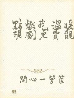 点燃我温暖你电视剧免费观看星辰