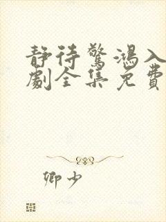 静待惊鸿入瓮短剧全集免费播放