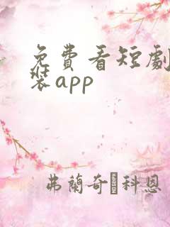 免费看短剧的伪装app