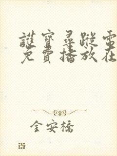 护宝寻踪电视剧免费播放在线观看全集