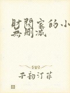 财阀家的小儿子无删减