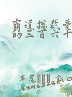 霸道总裁爱上我的三百六十天免费观看