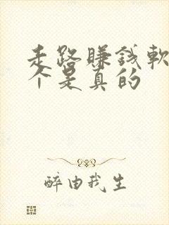 走路赚钱软件哪个是真的