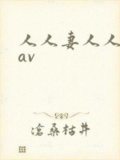 人人妻人人妻片av