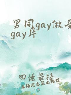 男同gay做受gay片