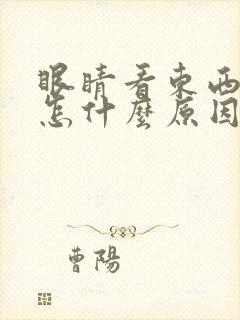 眼睛看东西重影怎什么原因