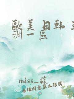 欧美 日韩 亚洲一区