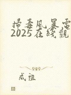 扫毒风暴电视剧2025在线观看
