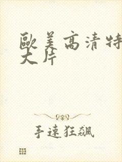 欧美高清特黄a大片