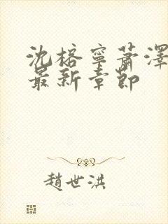 沈榕宁萧泽小说最新章节