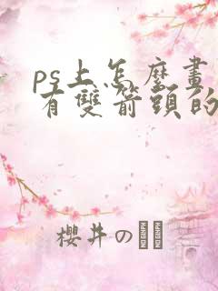 ps上怎么画带有双箭头的直线