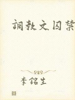 调教文囚禁