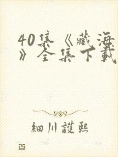 40集《藏海传》全集下载观看