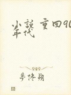 小说 重回90年代