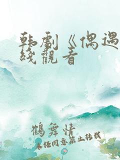 韩剧《偶遇》在线观看