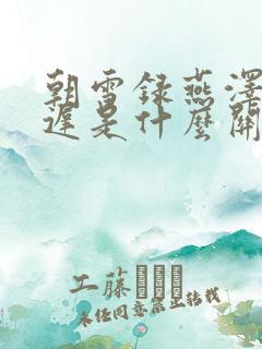 朝雪录燕泽和燕迟是什么关系