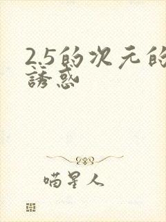 2.5的次元的诱惑