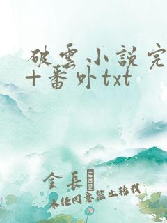 破云小说完整版+番外txt
