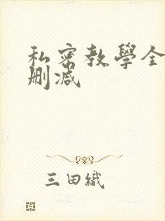私密教学全集无删减