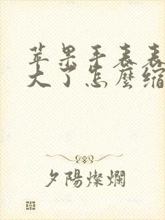 苹果手表表盘放大了怎么缩小